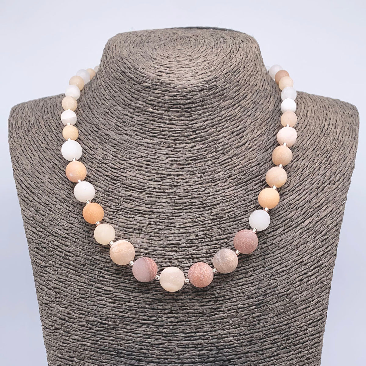 adventurine gemstone necklace by frenelle jewellery online nz