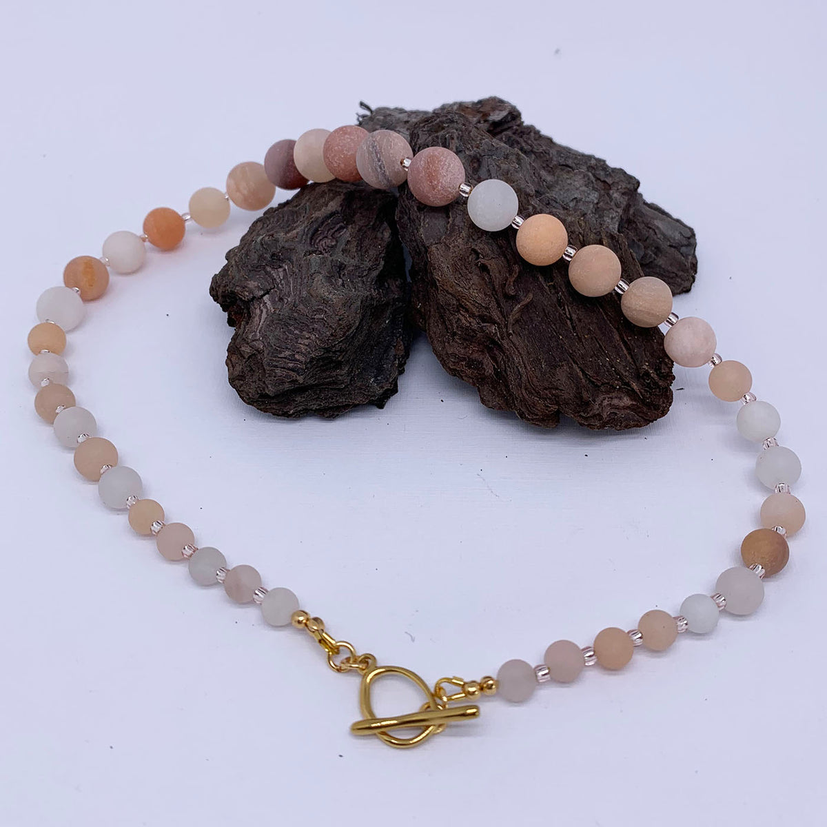 adventurine gemstone necklace by frenelle jewellery online nz