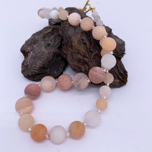 adventurine gemstone necklace by frenelle jewellery online nz