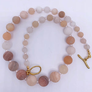 adventurine gemstone necklace by frenelle jewellery online nz