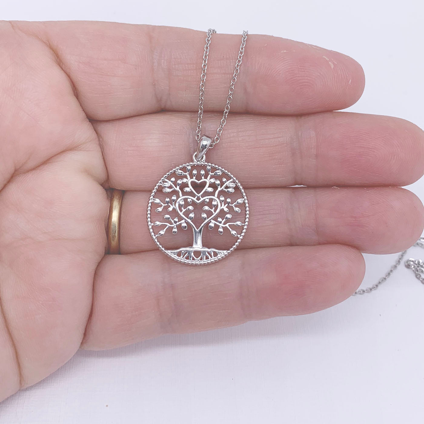tree of life silver necklace by frenelle jewellery