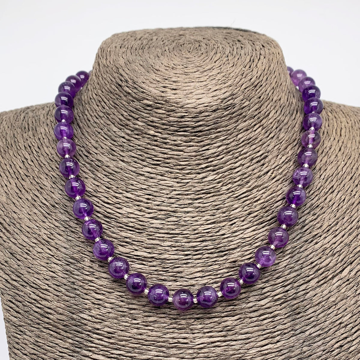 amethyst gemstone necklace frenelle jewellery buy online nz