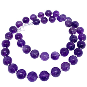 amethyst gemstone necklace frenelle jewellery buy online nz