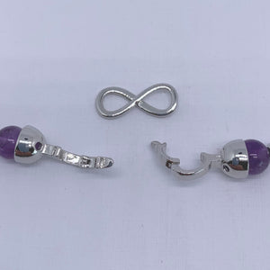 amethyst gemstone necklace frenelle jewellery
