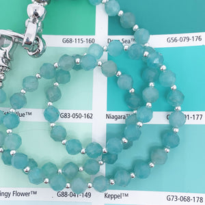 amazonite gemstone necklace by frenelle jewellery