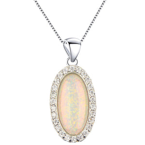 white opal silver necklace frenelle jewellery buy online auckland nz