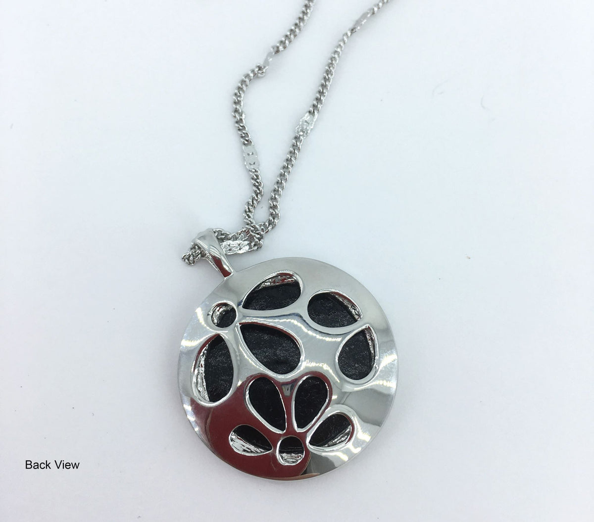 blue swarovski crystal pendant necklace frenelle jewellery