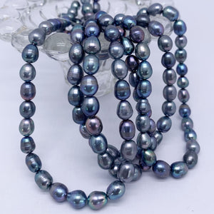 peacock baroque pearls loose for jewellery making frenelle