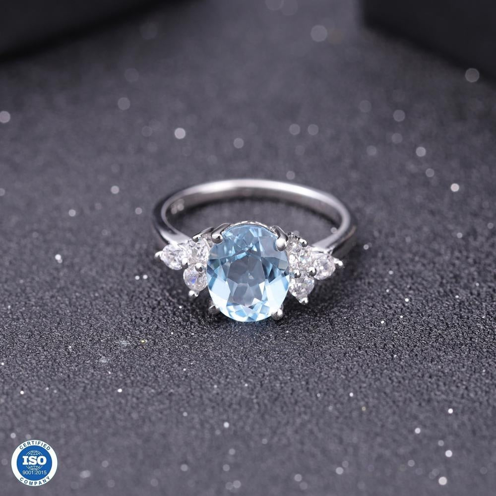 sky blue topaz ring buy online frenelle jewellery auckland nz