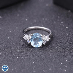 sky blue topaz ring buy online frenelle jewellery auckland nz