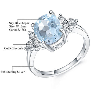 sky blue topaz ring buy online frenelle jewellery auckland nz