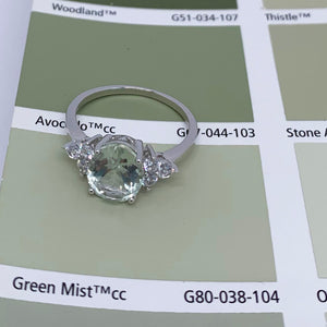 prasiolite green amethyst ring frenelle jewellery online auckland nz