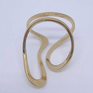 modern gold adjustable ring frenelle jewellery