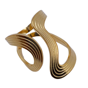 Gold Adjustable Ring "Yalta"