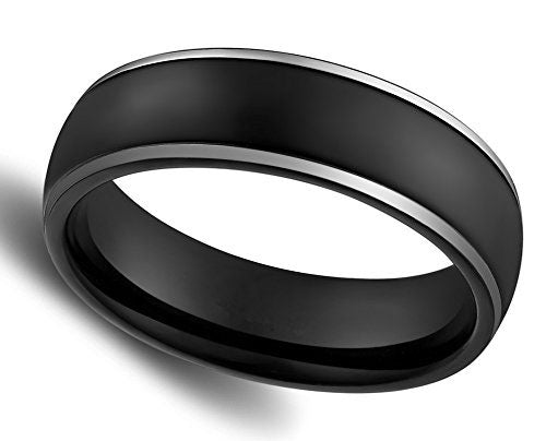 black titanium ring from frenelle jewellery online nz