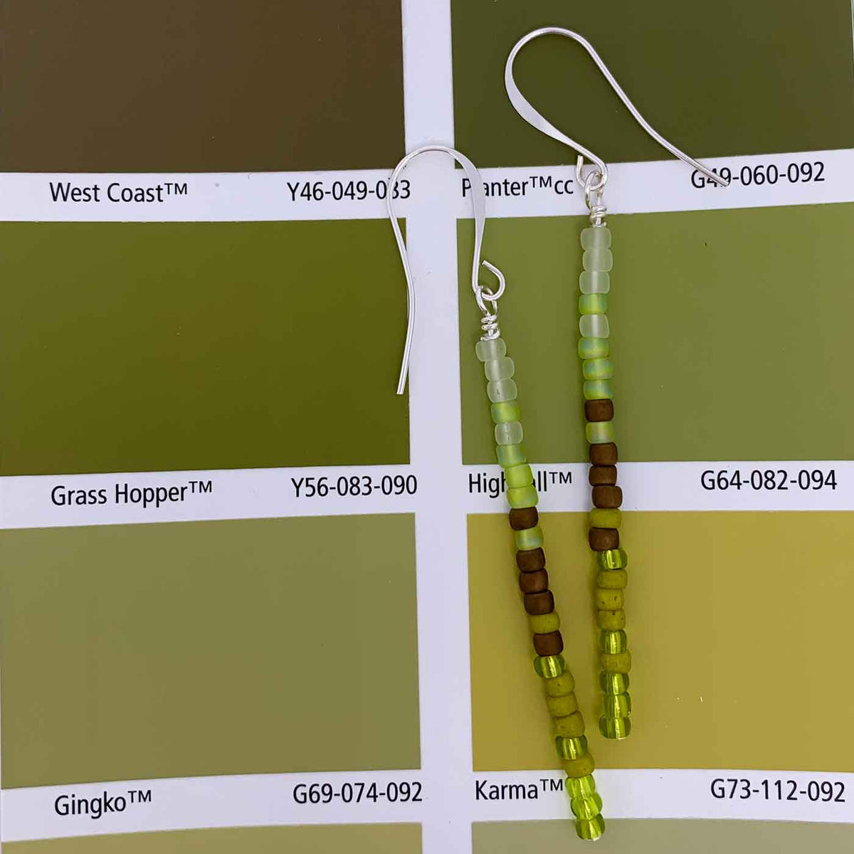 silver bead tassel earrings jewelery resene