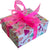 bright pink gift wrapping frenelle jewellery