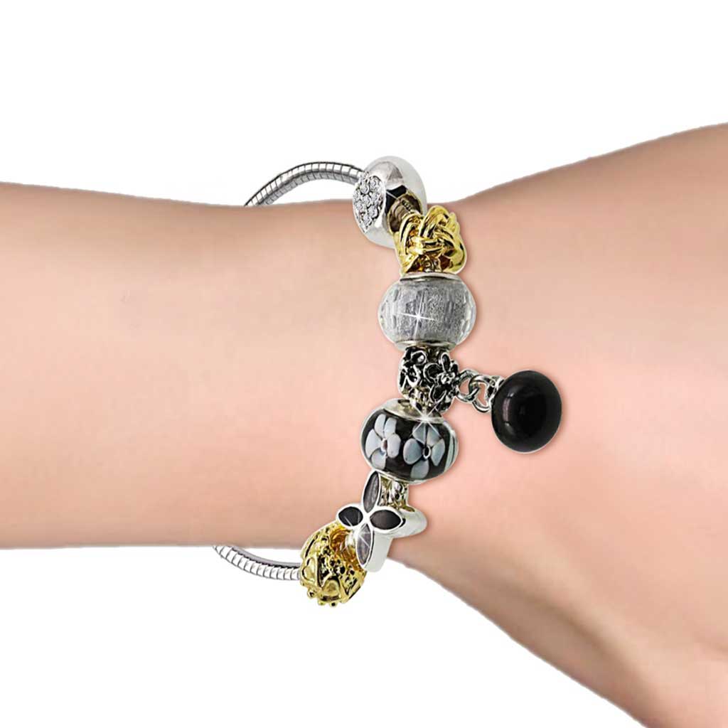 FRENELLE Jewellery, Rose-Gold Charm Bracelet