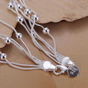 silver bead bracelet jewellery nz