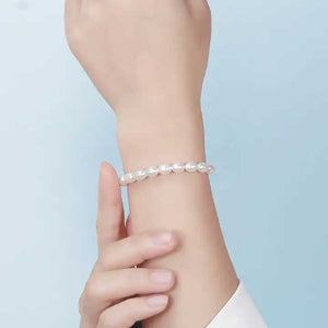 adjustable pearl bracelet bridal