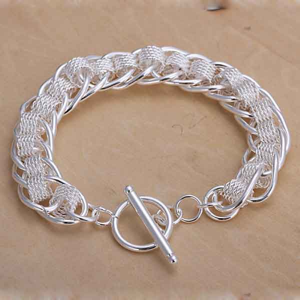 silver chain bracelet for women