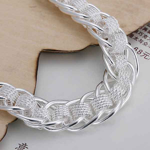silver chain bracelet for women