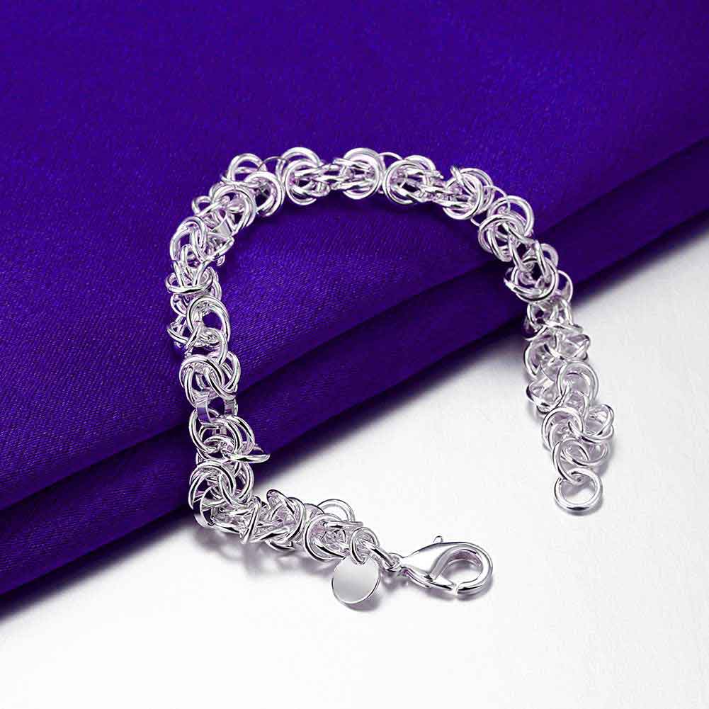 7mm Byzantine Extender for Bracelet Chain Necklace Real 925 Sterling Silver