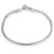 silver charm bracelet for girls women