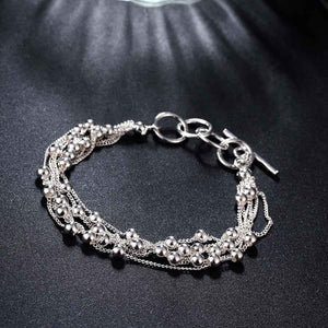 silver bead chain bracelet jewellery nz