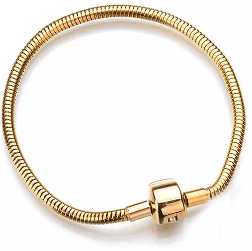 gold charm bracelet