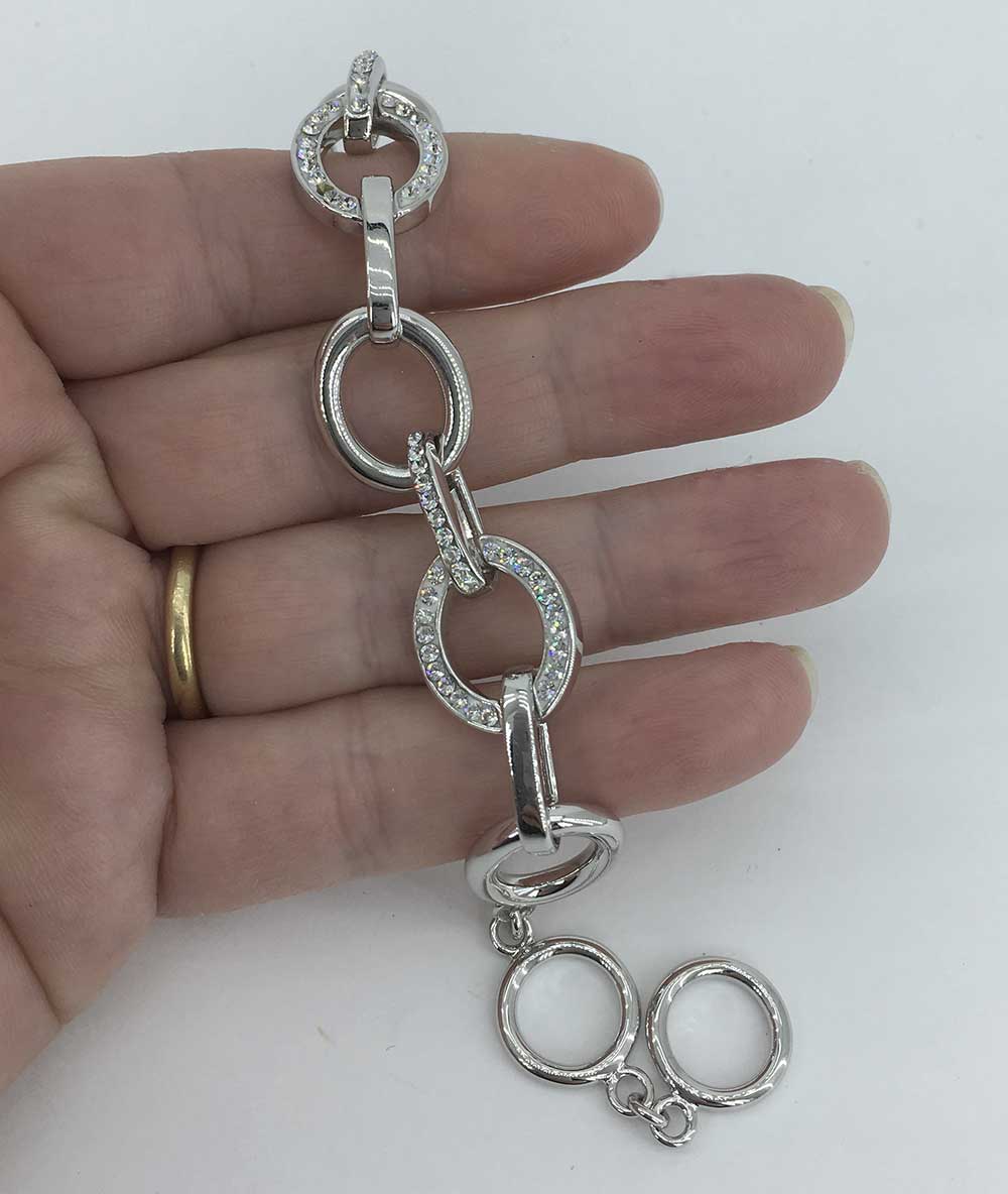 frenelle Jewellery bracelet silver crystal