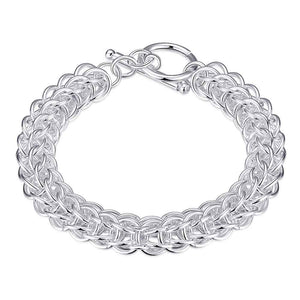 silver chain bracelet toggle nz