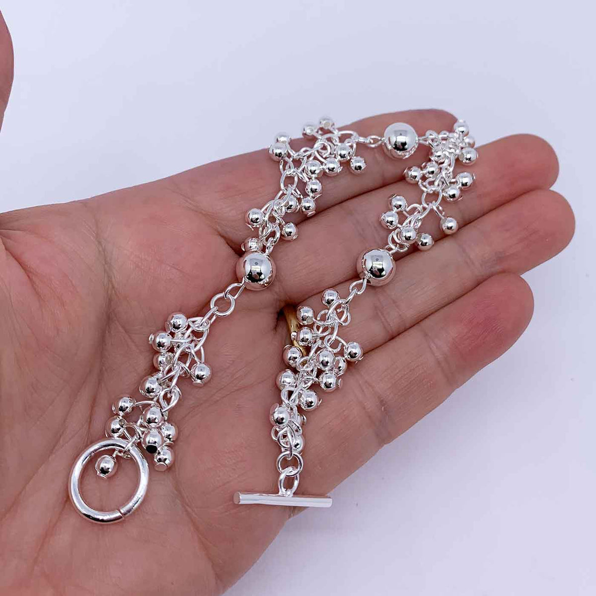 silver ball chain bracelet jewellery online nz