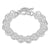 silver chain link toggle bracelet nz