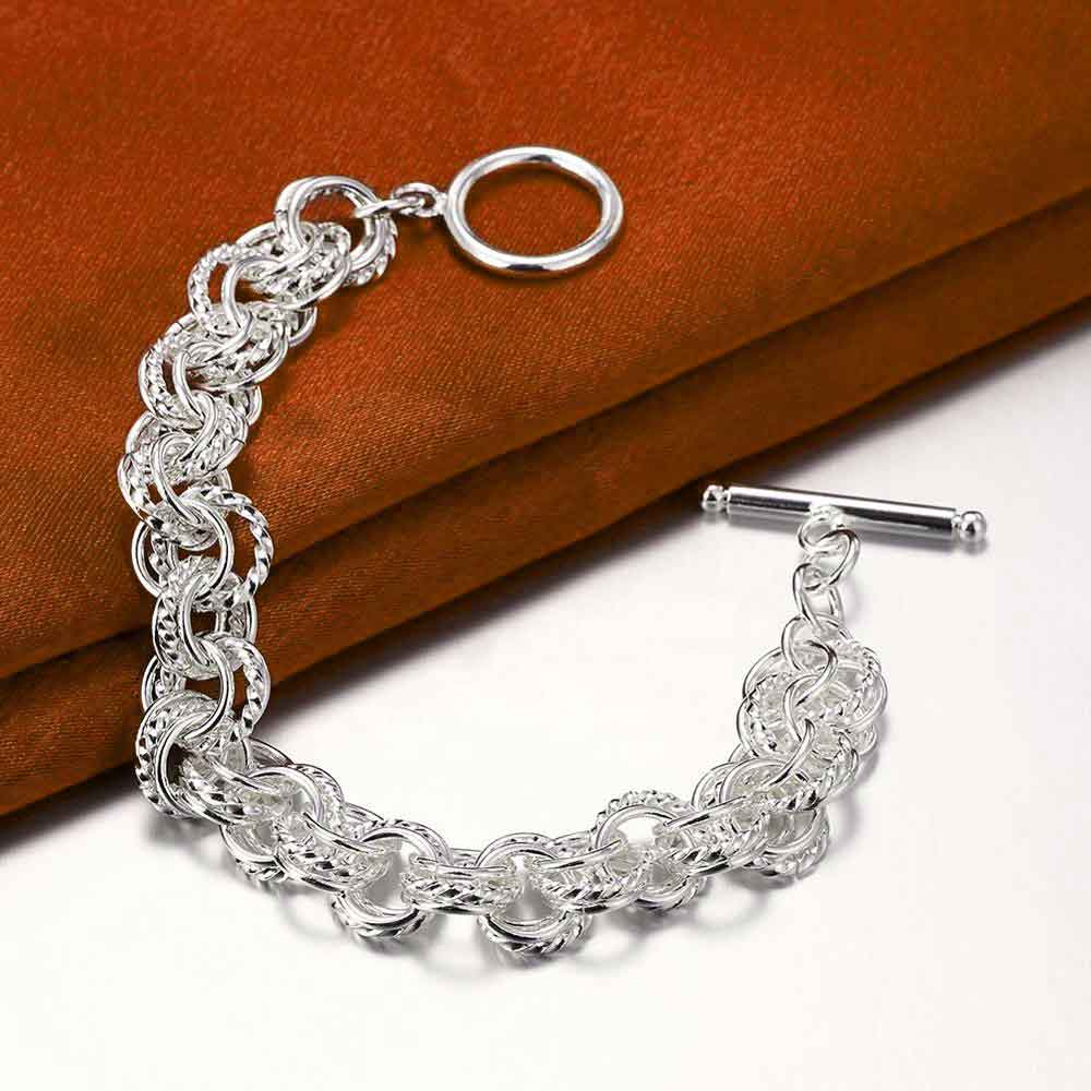FRENELLE Jewellery NZ | Silver Chain Link Bracelet 