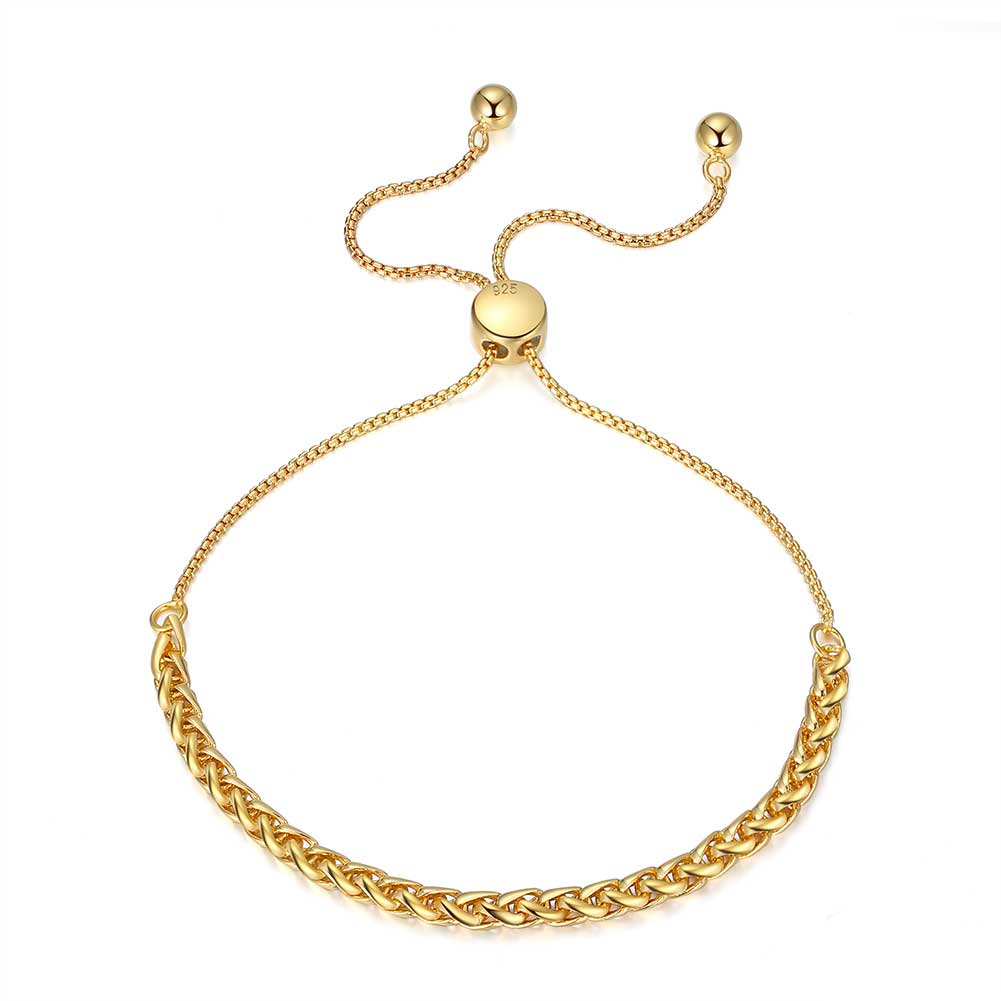 FRENELLE Jewellery | Gold Bracelet adjustable size fitting | Online NZ