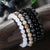 white agate stretch bracelet jewellery