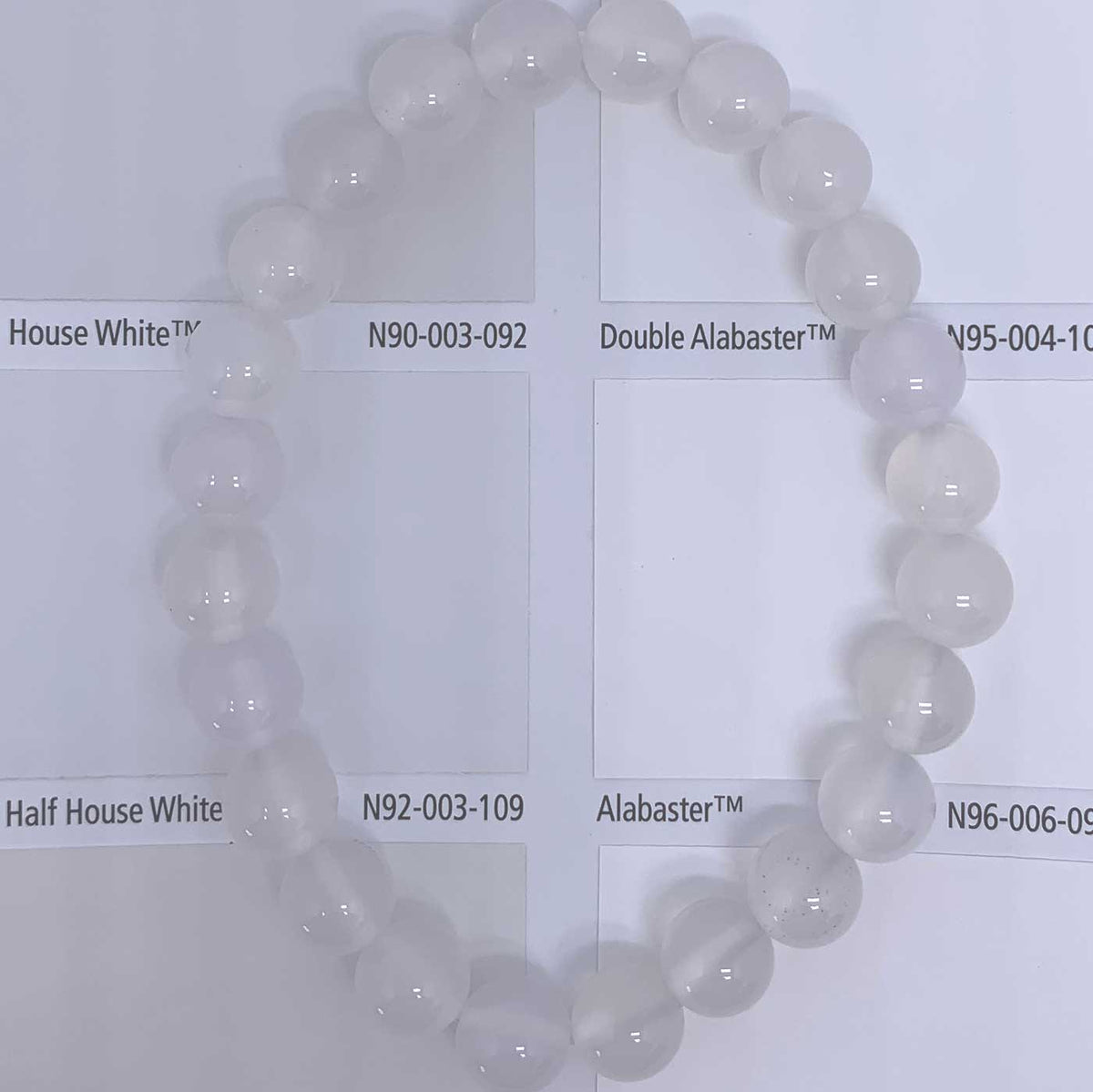 white agate stretch bracelet jewellery
