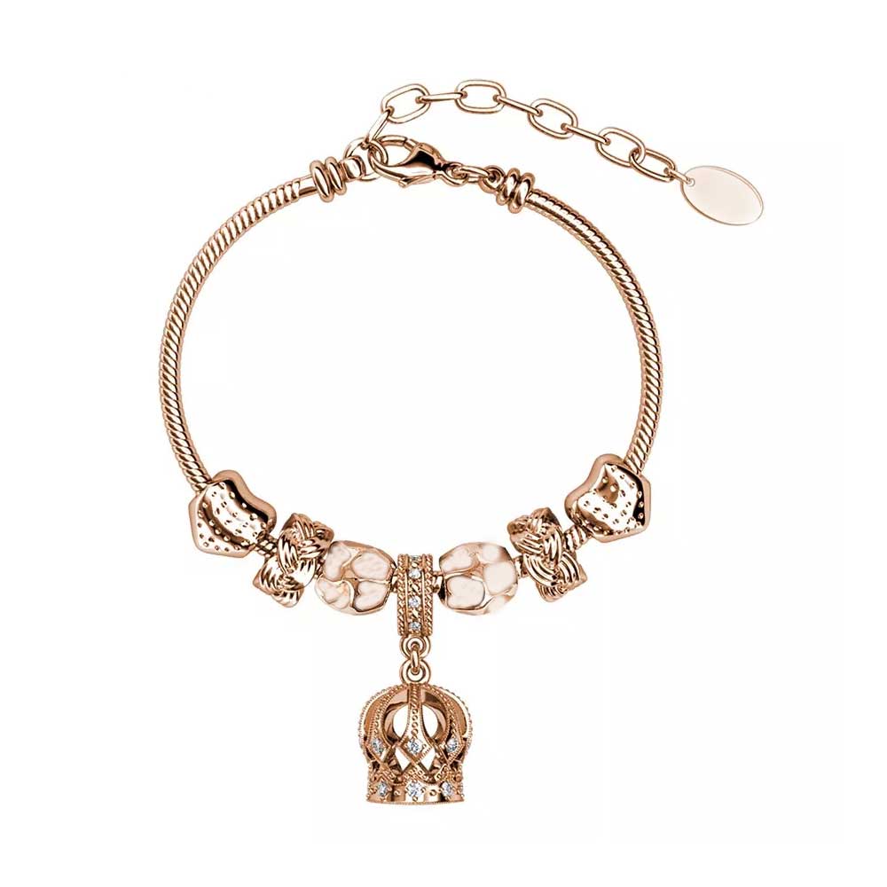 FRENELLE Jewellery, Rose-Gold Charm Bracelet