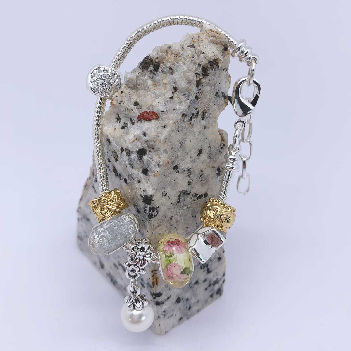 silver charm bracelet jewellery