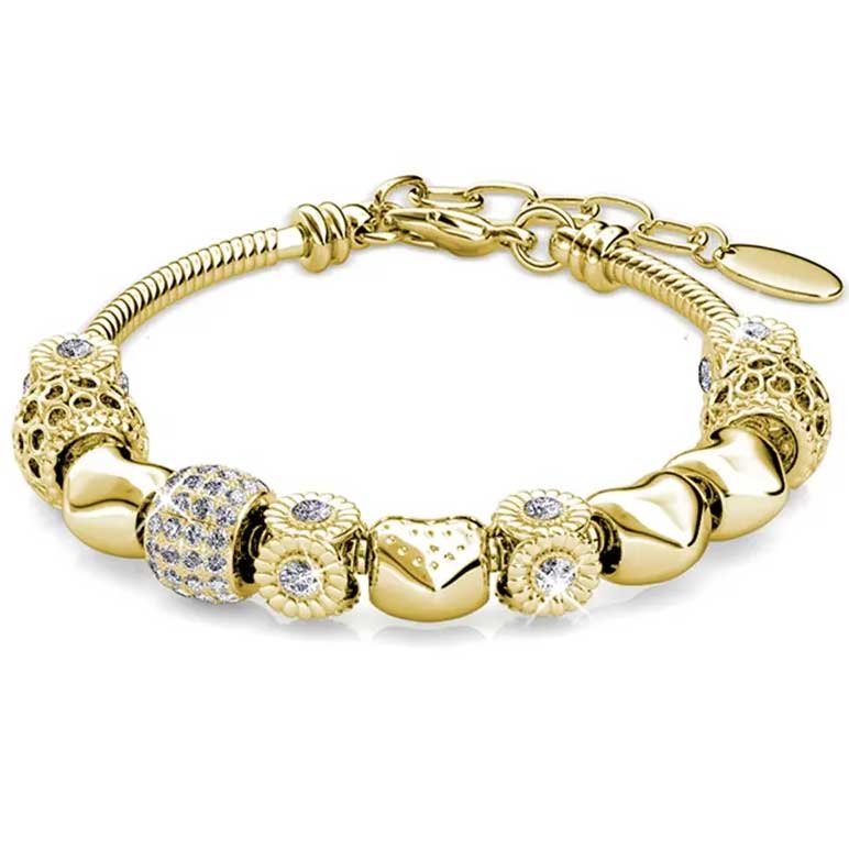 Gold charms for deals women