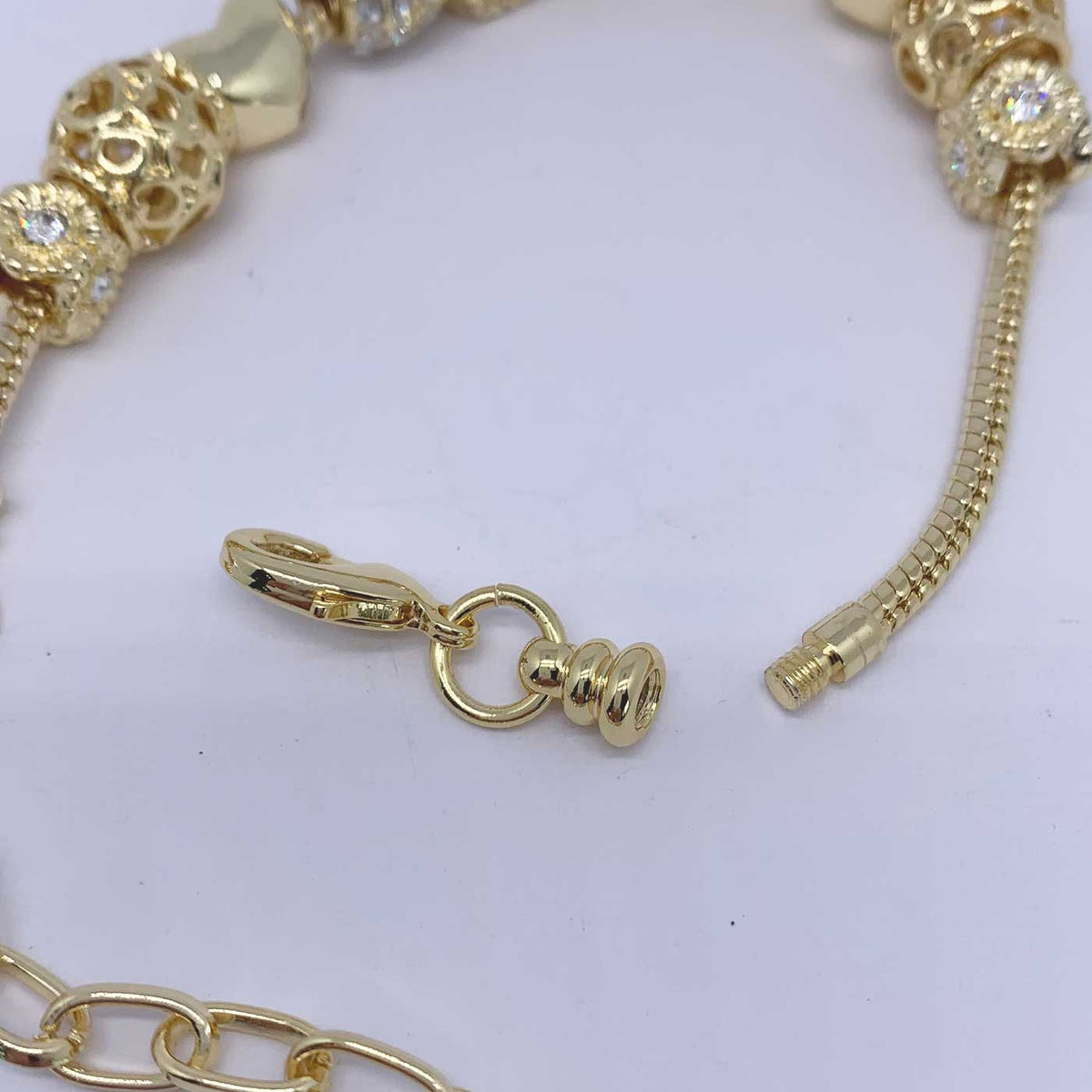 18K gold charm bracelet for women nz