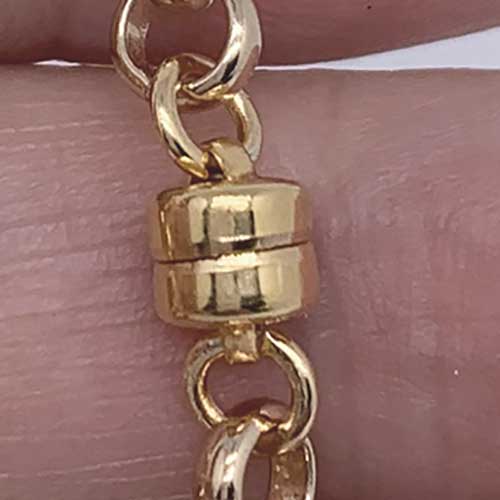 gold filled magnetic clasp jewellery frenelle