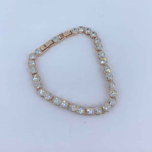 Rose-Gold Tennis bracelet with CZ Diamonds "Venus"