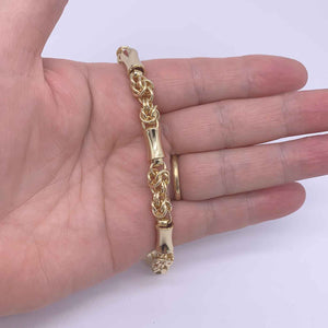 18K Gold Chain - Ideal for Bracelet or necklace "Brisbane" (sold per cm)