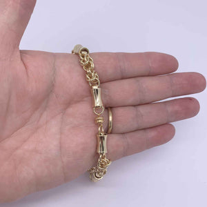 18K Gold Chain - Ideal for Bracelet or necklace "Brisbane" (sold per cm)