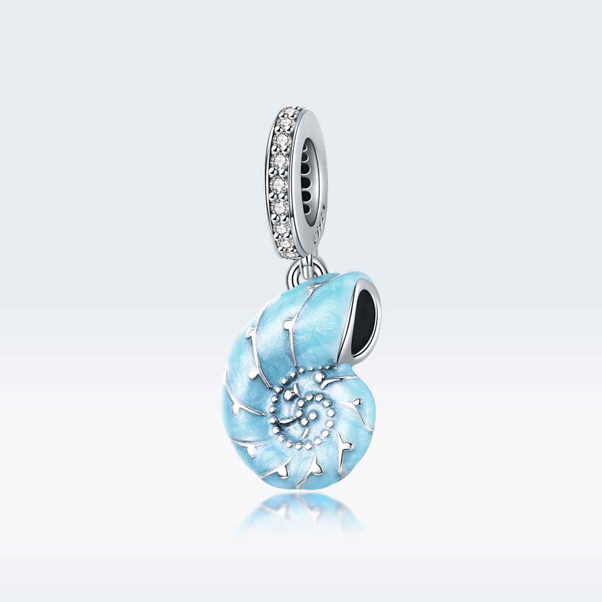blue nautilus bracelet charm for women girls