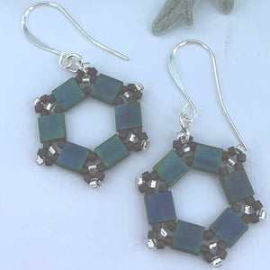 tila beads silver nz earrings jewellery