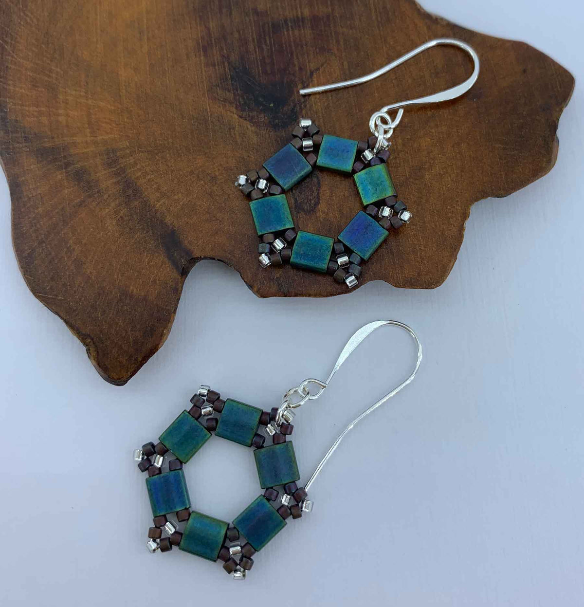 tila beads silver nz earrings jewellery