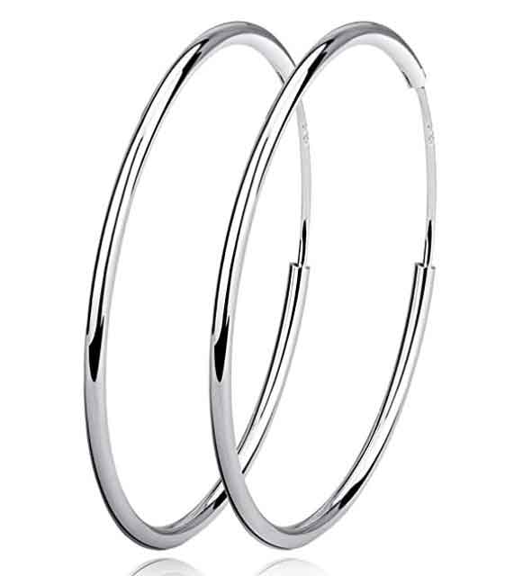 silver sleeper earrings jewellery